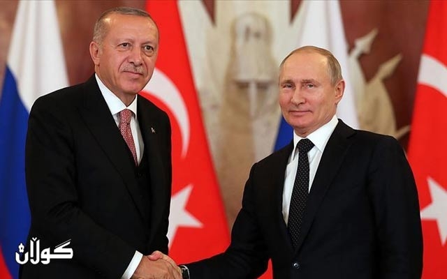 ئەردۆغان داوای لە پوتن كردووە  دەروازەی ناردنی کۆمەک بۆ سووریا  كراوە بێت