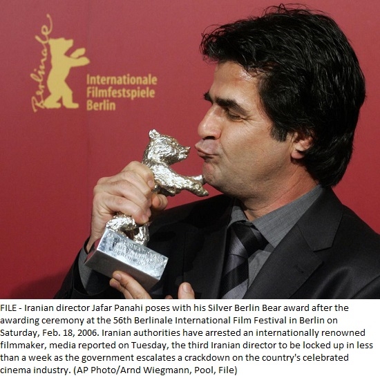 Iran arrests 3rd outspoken filmmaker in escalating crackdown