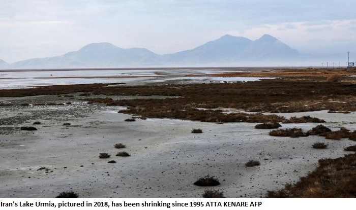 Iran arrests several after protests at drying lake