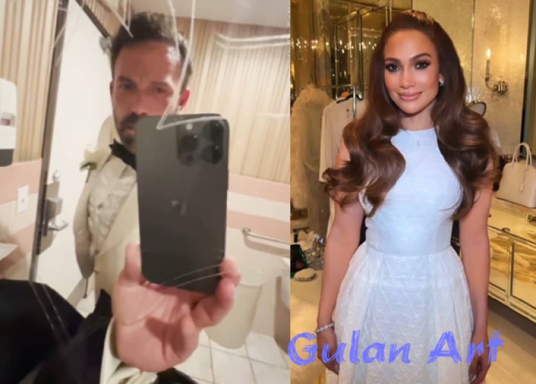 بە وێنە..بێن ئافڵك و جەیلۆ هاوسەرگیرییان كرد