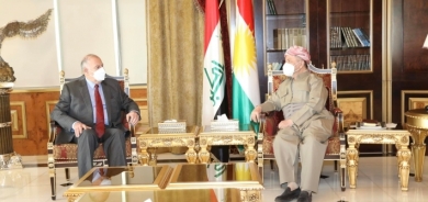 Serok Barzanî pêşwaziya Serokê Bereya Rizgarî û Geşepêdanê kir