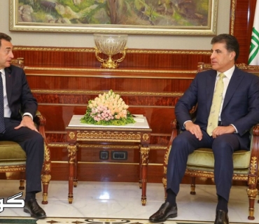 سه‌رۆكى هه‌رێمى كوردستان و باڵيۆزى فه‌ره‌نسا كۆبوونه‌وه‌‏