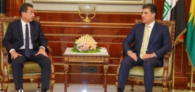 سه‌رۆكى هه‌رێمى كوردستان و باڵيۆزى فه‌ره‌نسا كۆبوونه‌وه‌‏