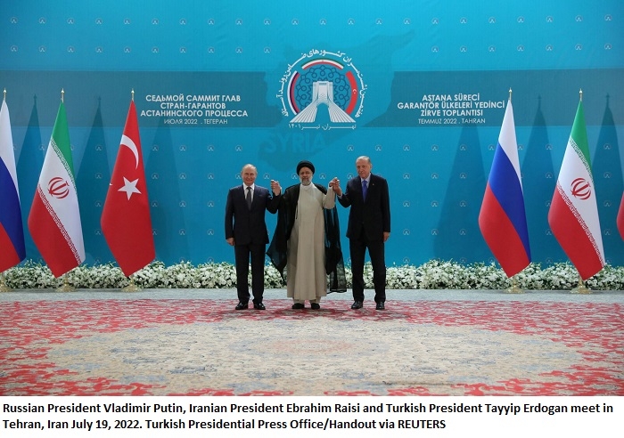 Putin meets Iran's Khamenei on first trip outside ex-Soviet Union since Ukraine war