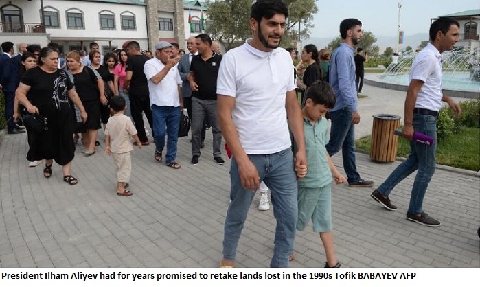 Azerbaijan starts return of people to recaptured areas
