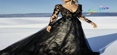 جلوبەرگی بووك لە رەنگی رەش