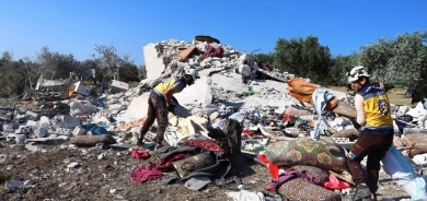 Children among 7 killed in alleged Russian strike in Syria