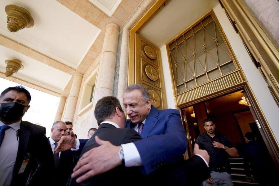 Serokwezîrê Îraqê pêşwaziya Serokwezîrê Kurdistanê kir