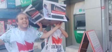 Li Stenbolê li ber avahiya AKPê topbarana Zaxo hat şermezarkirin