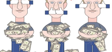 كاریكاتێر  كاریكاتێرەكە باس لە مارك زۆكبێرگی دامەزرێنەری تۆڕی فەیسبووك دەكات