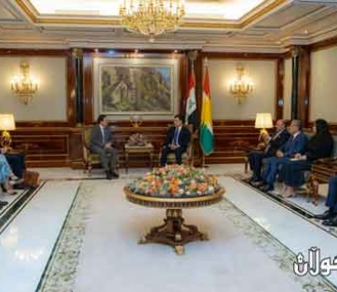 سه‌رۆك نێچيرڤان بارزانى له‌گه‌ڵ باڵيۆزى به‌ريتانيا كۆبووه‌وه‌‏