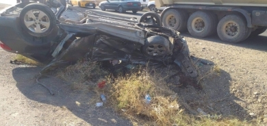 مصرع وإصابة 7 أشخاص بحادث سير في أربيل