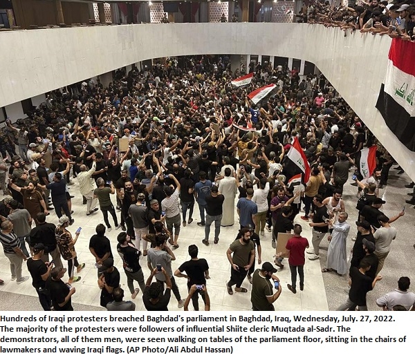 What’s behind the storming of Iraq’s parliament?