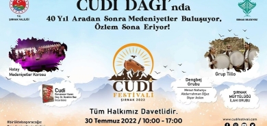 Piştî 40 salan li Çiyayê Cûdî festîval tê sazkirin