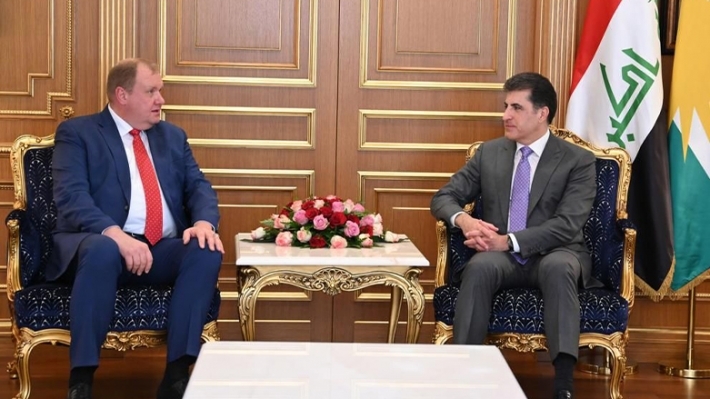 Nêçîrvan Barzanî ligel konsulên Rûsya û Kuweytê pêşhatên siyasî gotûbêj kir