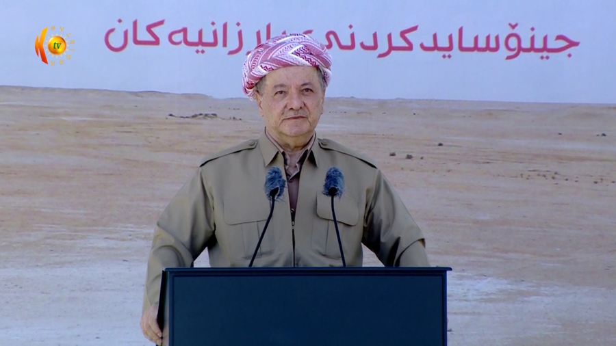 Serok Barzanî: Îradeya gelê Kurd ti carî xwe bo rejîma Besê neçemand