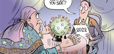 كاریكاتێرلەم كاریكاتێرەدا كەسێك دەچێتە لای فاڵگرەوە و قاوەگرەوە و تاوەكو