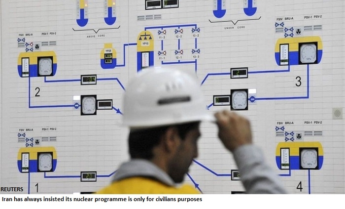 Iran's atomic energy chief says country could build a bomb but has no plan to