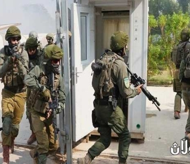 دەستگیرکردنی ٤٢ فەلەستینی و شەڕ و پێکدادان لە نابلس