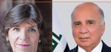 فؤاد حسين ووزيرة الخارجية الفرنسية يبحثان سبل خفض التوتر في المنطقة