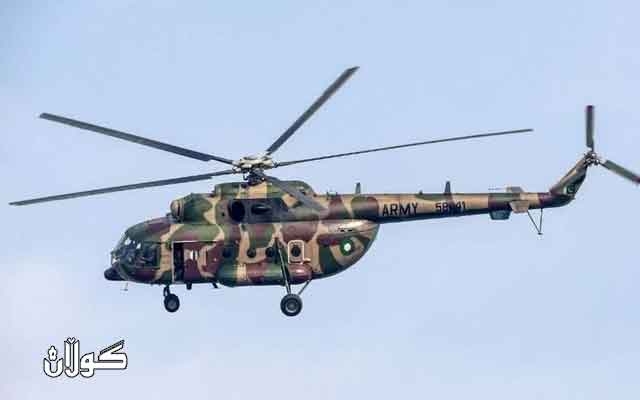 بەهۆی کەوتنەخوارەوەی هەلیکۆپتەرێکی سەربازی لە پاکستان شەش کەس گیانیان لەدەستدا