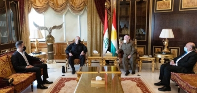 Serok Barzanî û Bafel Talebanî civiyan