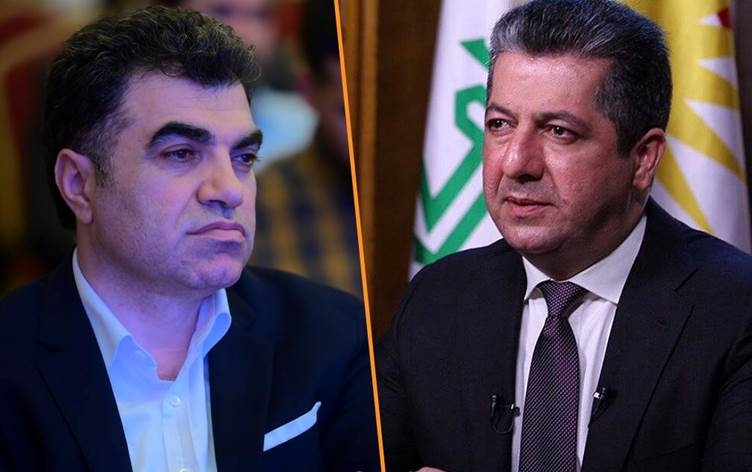 رئيس حكومة إقليم كوردستان يعزي المدير العام لشبكة رووداو الإعلامية بوفاة والده