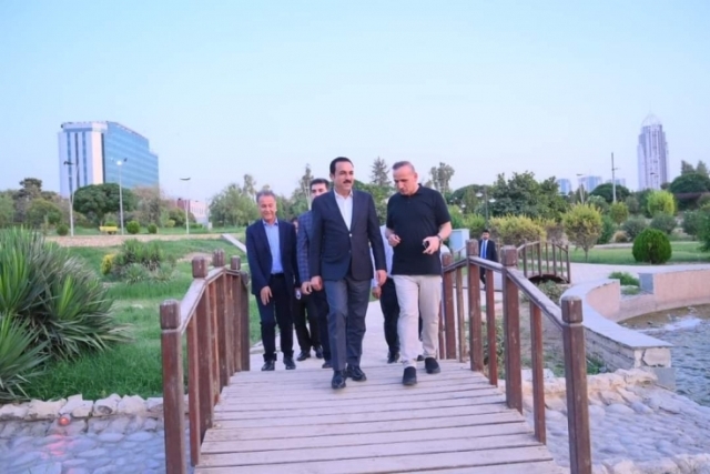 دوای نۆژەنكردنەوەی، پارێزگارى هەولێر پارکى گڵکەندى شارەكەی بەسەرکردەوە