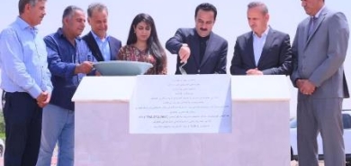 اربيل.. وضع حجر أساس مشروع بناء جسرين للحماية من الفيضانات