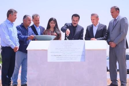 اربيل.. وضع حجر أساس مشروع بناء جسرين للحماية من الفيضانات