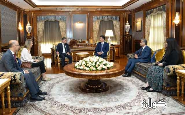 سەرۆك نێچیرڤان بارزانی پێشوازی لە كونسولی ئەڵمانیا دەكات