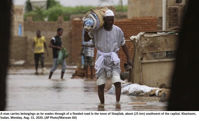 Seasonal floods destroy over 2,500 homes in eastern Sudan