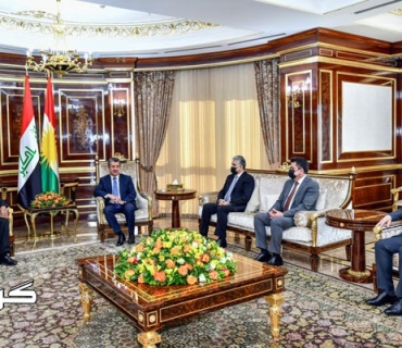 سەرۆكی حكوومەتی هەرێمی كوردستان بارودۆخی سیاسیی عێراق له‌گه‌ڵ هادى عامرى تاوتوێكرد