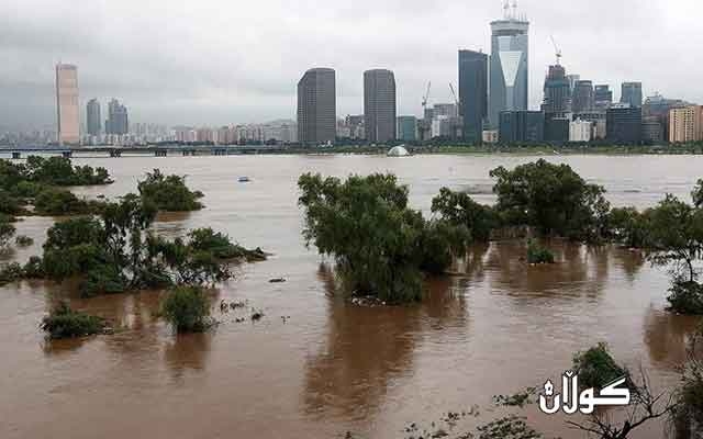 بەهۆی لافاوەوە لە کۆریای باشوور چواردە کەس گیانیان لەدەستدا