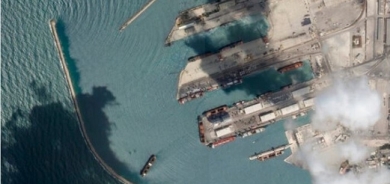 Satellite images show first ship out of Ukraine in Syria