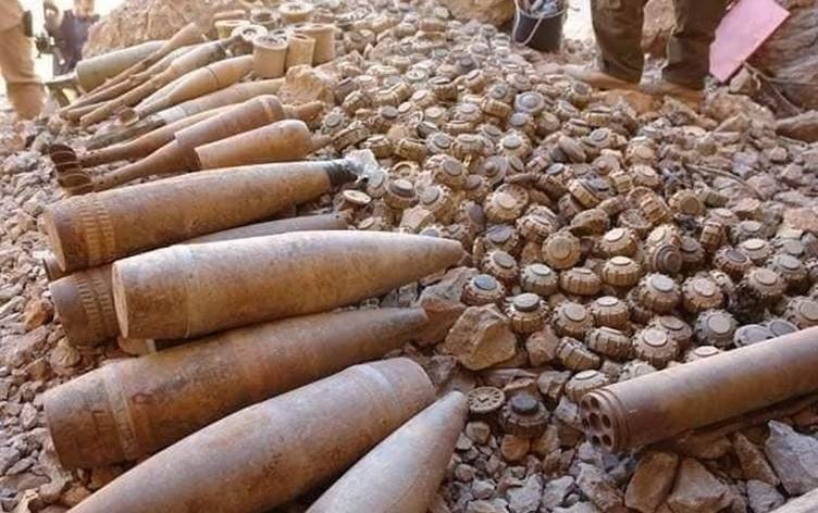 التخلص من مئات الألغام والقطع المتفجرة في محافظة أربيل