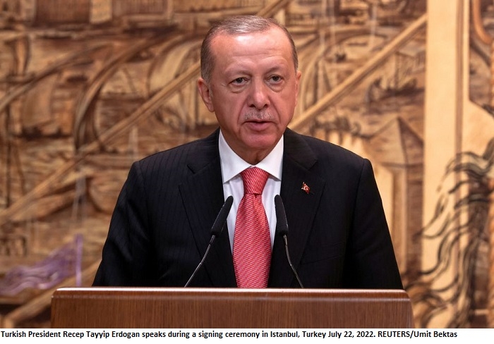 Turkey's Erdogan does not rule out dialogue with Syria