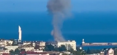 Drone shot down at Russian Black Sea Fleet headquarters in Crimea