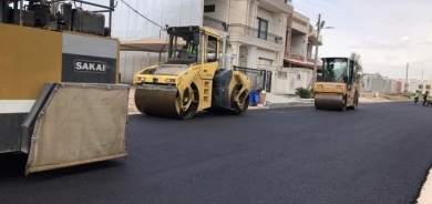 أربيل: تعبيد 22 شارع بكلفة 242 مليون دينار