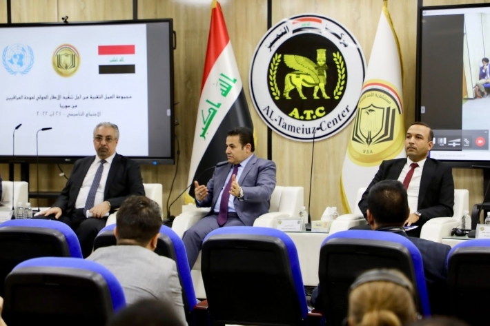 الاعرجي: نعمل مع الأمم المتحدة لانهاء ملف مخيم الهول