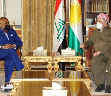 سەرۆك بارزانی پێشوازی لە كونسوڵی نوێی ئەمەریكا لە هەولێر دەكات