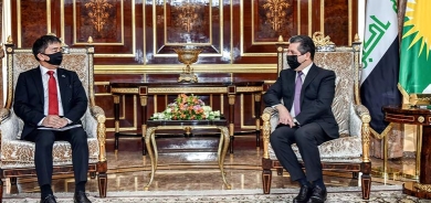 مسرور بارزاني يجدد رغبة كوردستان في الارتقاء بالعلاقات مع اليابان