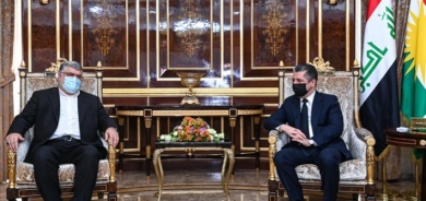 رئيس حكومة إقليم كوردستان يستقبل محافظ أذربيجان الغربية في ايران