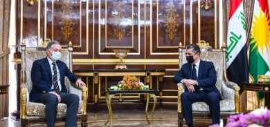 Mesrûr Barzanî pêşwazî li konsulê Tirkiyê kir