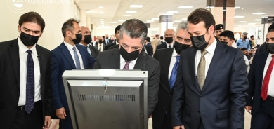 مسرور بارزاني يزور مرور أربيل ويدشن النظام الرقمي الجديد لرخص القيادة