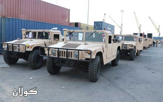 ئەمەریکا 150 ئۆتۆمبێلی زرێپۆشی بەخشییە سوپای لوبنان