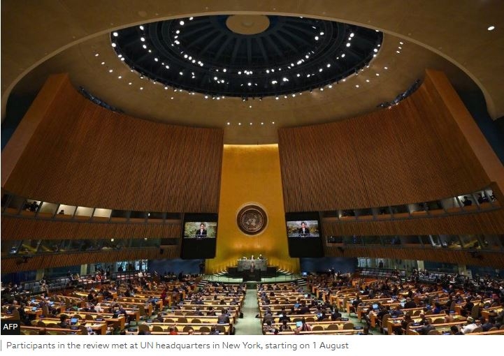 Russia blocks nuclear treaty agreement over Ukraine reference