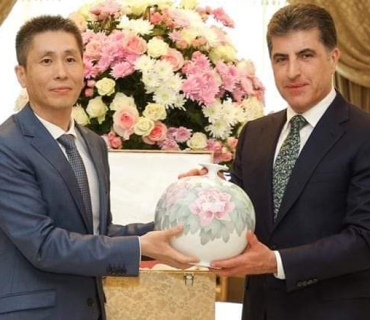 سه‌رۆكى هه‌رێمى كوردستان پێشوازى له‌ باڵيۆزى چين كرد