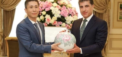 سه‌رۆكى هه‌رێمى كوردستان پێشوازى له‌ باڵيۆزى چين كرد