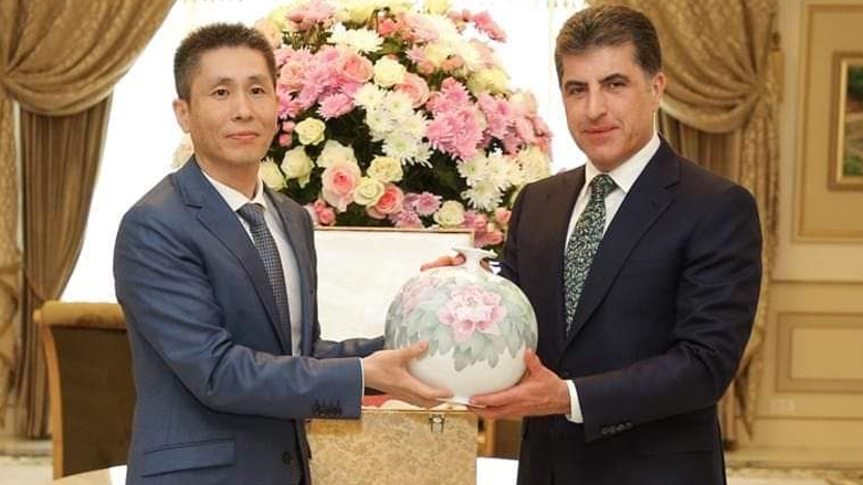 سه‌رۆكى هه‌رێمى كوردستان پێشوازى له‌ باڵيۆزى چين كرد